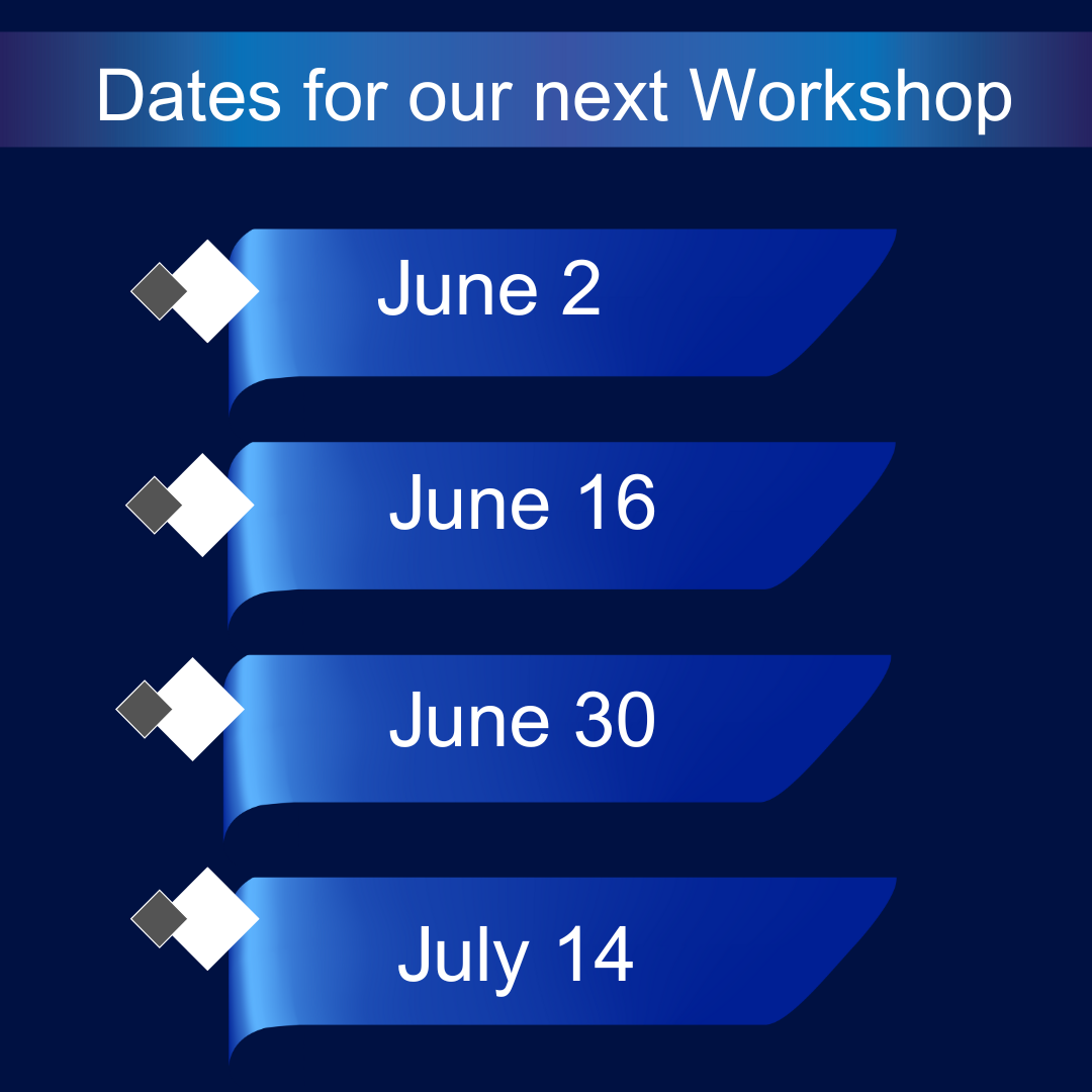 Dates for our next workshop